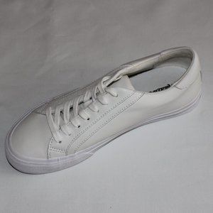 Madewell White Leather Low-Top Sneakers
